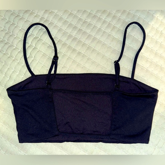 Garage Black Crop Tank open back!  Size XS GUC - Picture 7 of 7